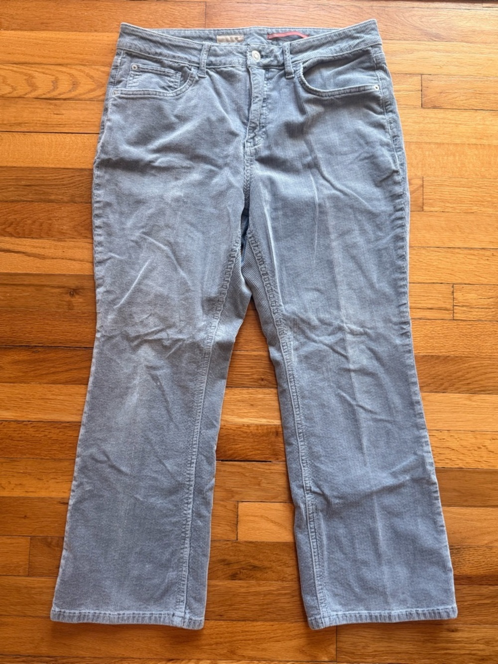 PILCRO ANTHROPOLOGIE‎ The Yaya Crop Corduroy Grey Jean Pants size 31